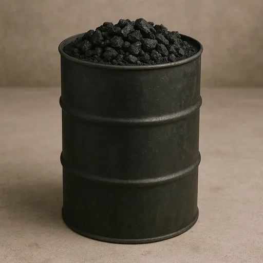 Petroleum coke, petroleum bitumen and other residues of petroleum oils